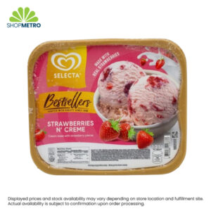 Selecta Ice Cream Straw N Cream 1.3L