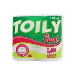 Toily Giant Bathroom Tissue 2?Ply 24 Packs of 4 Rolls
