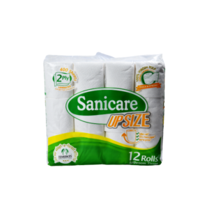 Sanicare 2-Ply Bathroom Tissue 12 Rolls