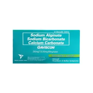 Gaviscon Original Tablets 250mg 8s x12
