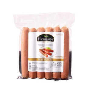 Highlands Gold Beef Franks 500g