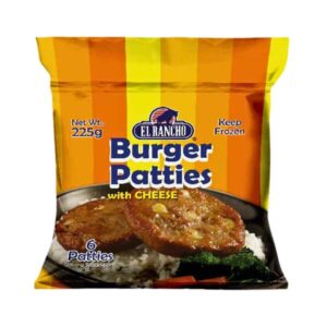 El Rancho Burger Patties with Cheese 225g