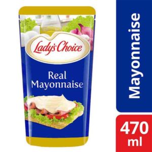Lady's Choice Real Mayonnaise Regular 470ml Pouch