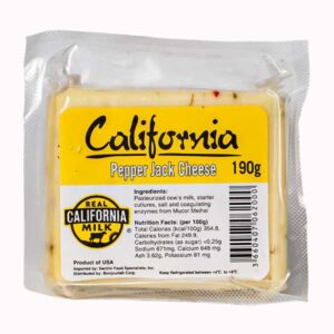 California Pepper Jack Cheese 190g