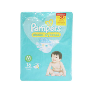 Pampers Baby Dry Economy Medium 16s x 6