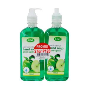 UNI Hand Wash Green Apple 12/500mlx2