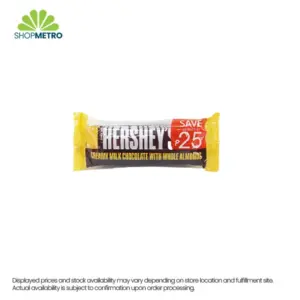 Hershey's Creamy Milk Chocolate with Almonds 3-Pack 120g