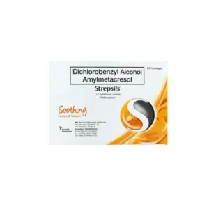 Strepsils Orange with Vitamin C Lozenges 12s x24