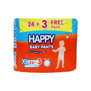 Happy Baby Pants Disposable Baby Diapers XL 24's + 3 pants