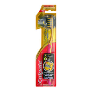Colgate Toothbrush Slim Soft Charcoal Gold