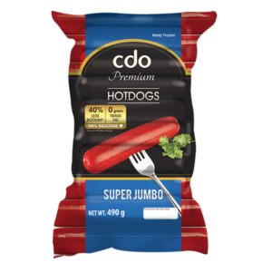 Cdo Premium Hotdogs Super Jumbo 490g