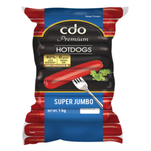 Cdo Premium Hotdogs Super Jumbo 1kg