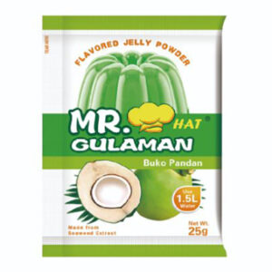 Mr. Gulaman Flavored Jelly Powder Buko Pandan 25g