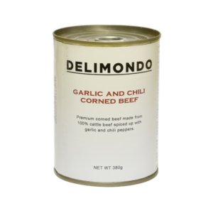 Delimondo Garlic and Chili Corned Beef 380g