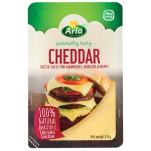 Arla Cheddar Cheese Slices 150g