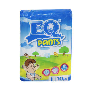 EQ Pants Disposable Baby Diapers Large 10's