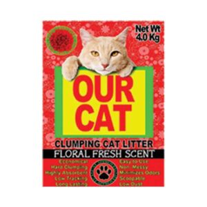 Our Cat Clumping Cat Litter  Forest Fresh Scent 4kg