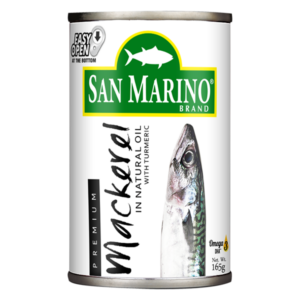 San Marino Premium Mackerel in Natural Oil 165g