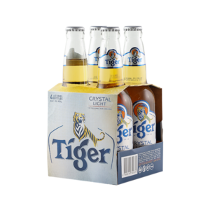 Tiger Crystal Light Bottle 4pcs 330ml