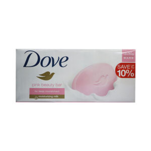Dove Pink Beauty Bar with 1/4 Moisturizing Cream 3 x 90g