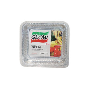 Glow Aluminum Tray G2226 With Lid 3's