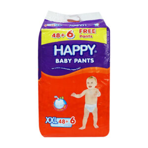 Happy Baby Pants Disposable Baby Diapers XXL 48's + 6 Pants