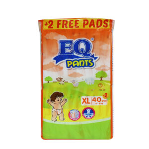 EQ Pants Disposable Baby Diapers XL 40's + 2 Pads
