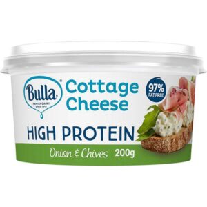 Bulla Cottage Cheese Onion & Chives 200G