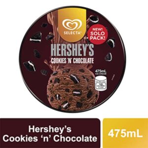 Selecta Ice Cream Hersheys Cookies & Choco 475ML