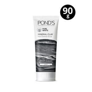 Ponds Pure White Mineral Clay Face Cleanser Scrub 90g