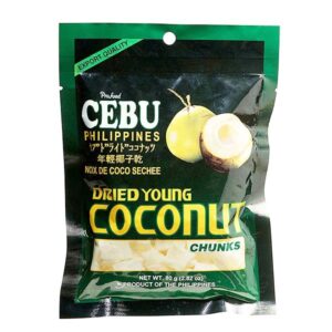 Cebu Dried Young Coconut Chunks 80g