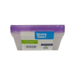 Savers Select Microwavable Box R750 Colored 5pcs