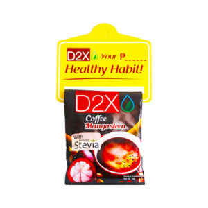 D2X Coffee Mangosteen with Naturally Stevia 14g