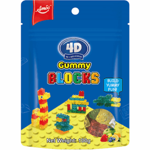 4D Gummy Blocks 100g
