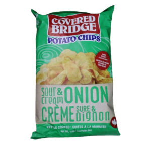 Covered Bridge Sour Cream & Onion Potato Chips 170g