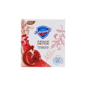 Safeguard Detox Face And Body Bar Pomegranate 3 Bars x 108g