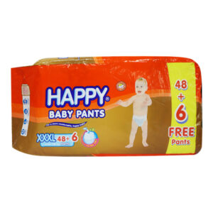 Happy Baby Pants Disposable Baby Diapers XXXL 48's + 6 pants