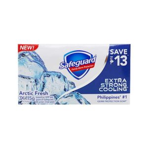 Safeguard Arctic Fresh Germ Protection Soap 3 x 115g