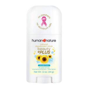 Human Nature Powder Fresh Beauty +Plus Natural Deodorant Stick 34g