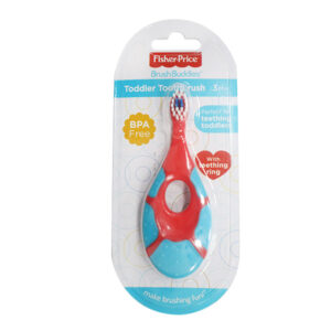 Toothbrush Toddler with Teething Ring Fisher Price Carded