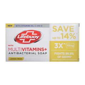 Lifebuoy Antibac Soap Lemon Fresh Triple Pack Yellow 32/110g