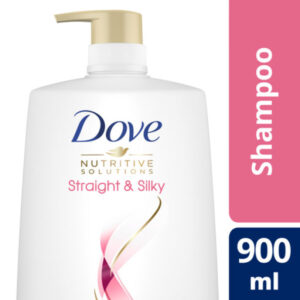 Dove Straight & Silky Shampoo 900ml
