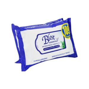 Blest Antibacterial Wipes Mentholated 60s