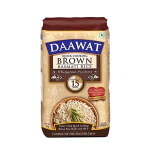 Daawat Brown Basmati Rice 1000g