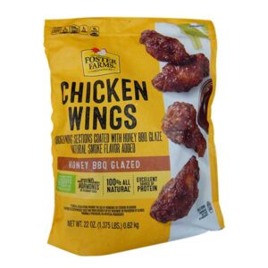 Foster Farms Chicken Wings Honey Bbq Glazed 22oz