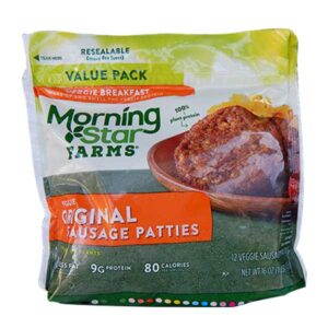 Morning Star Farms Veggie Original Sausage Patties 16oz