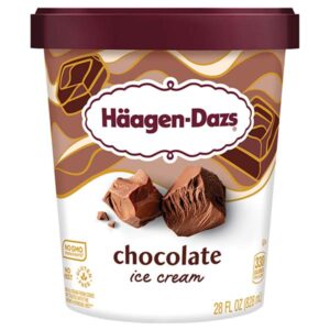 H?agen Dazs Chocolate Ice Cream 28oz