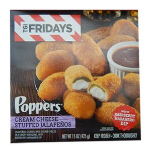 Tgi Fridays Poppers Cream Cheese Stuffed Jalapenos - 15 0Z