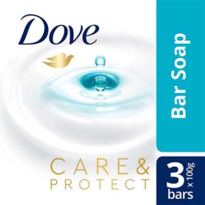 Dove Antibacterial Bar Triple Care & Protect 100g (X3)