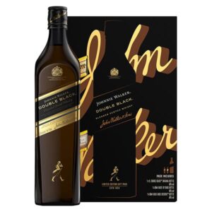 Johnnie Double Black Walker Black 1ltr Festive Gift Pack
